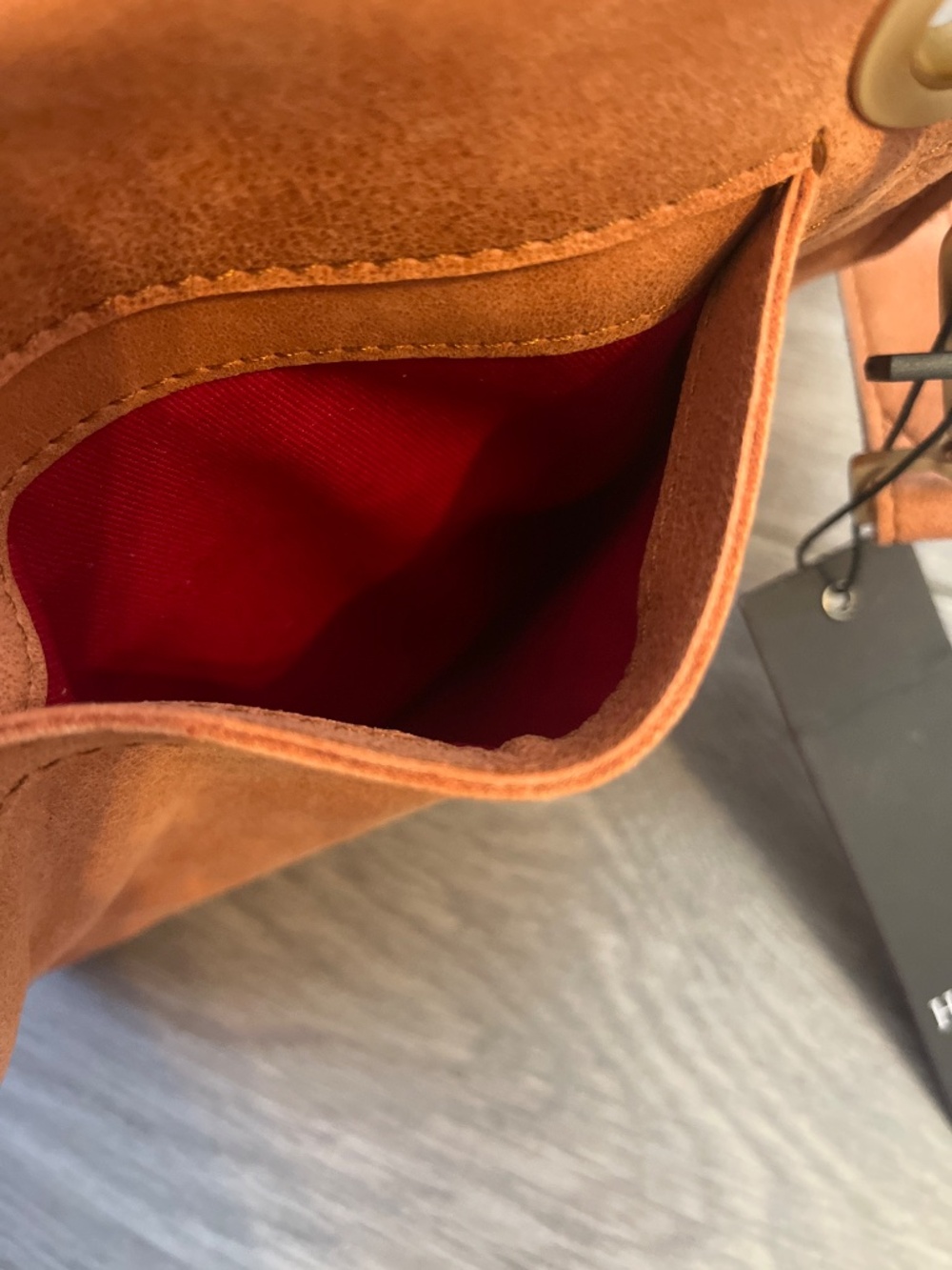Hammitt Crossbody Bag in Rust Brown with Gold Hardware - Picture 4 of 5